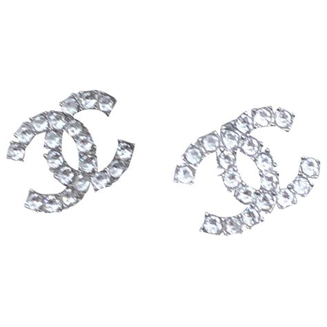 chanel silber ohrringe|chanel ohrringe billig kaufen.